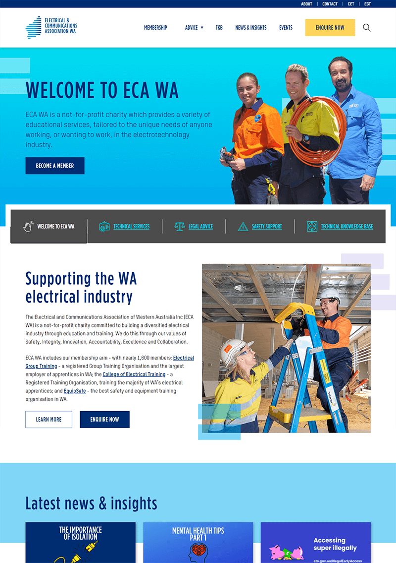 Electrical Communications Association Of Wa Homepage