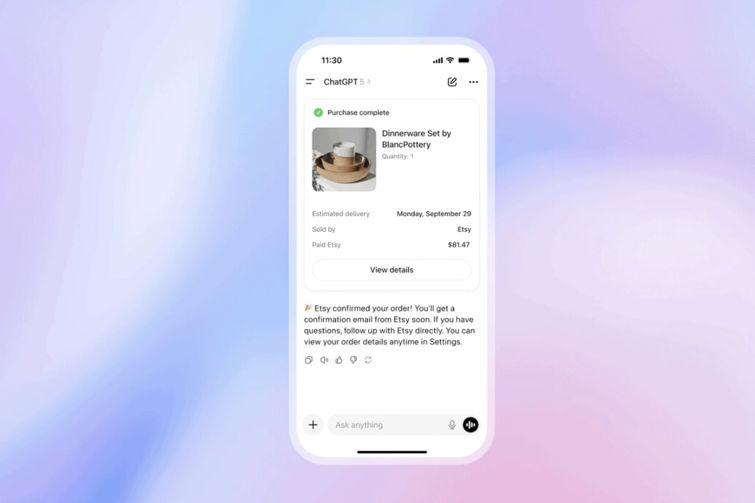 ChatGPT Instant Checkout Screenshot - ChatGPT Ads 2026 Lemonade Digital Fremantle