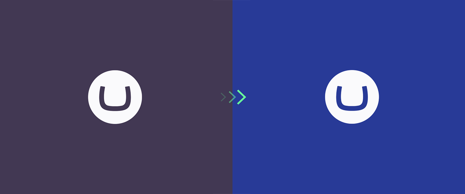 Illustration showing migrating from an old version of Umbraco to the new version