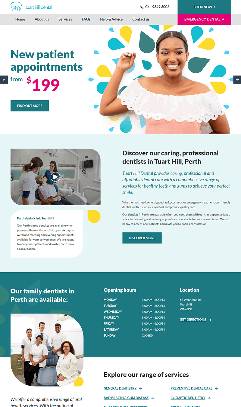 Tuart Hill Dental Homepage