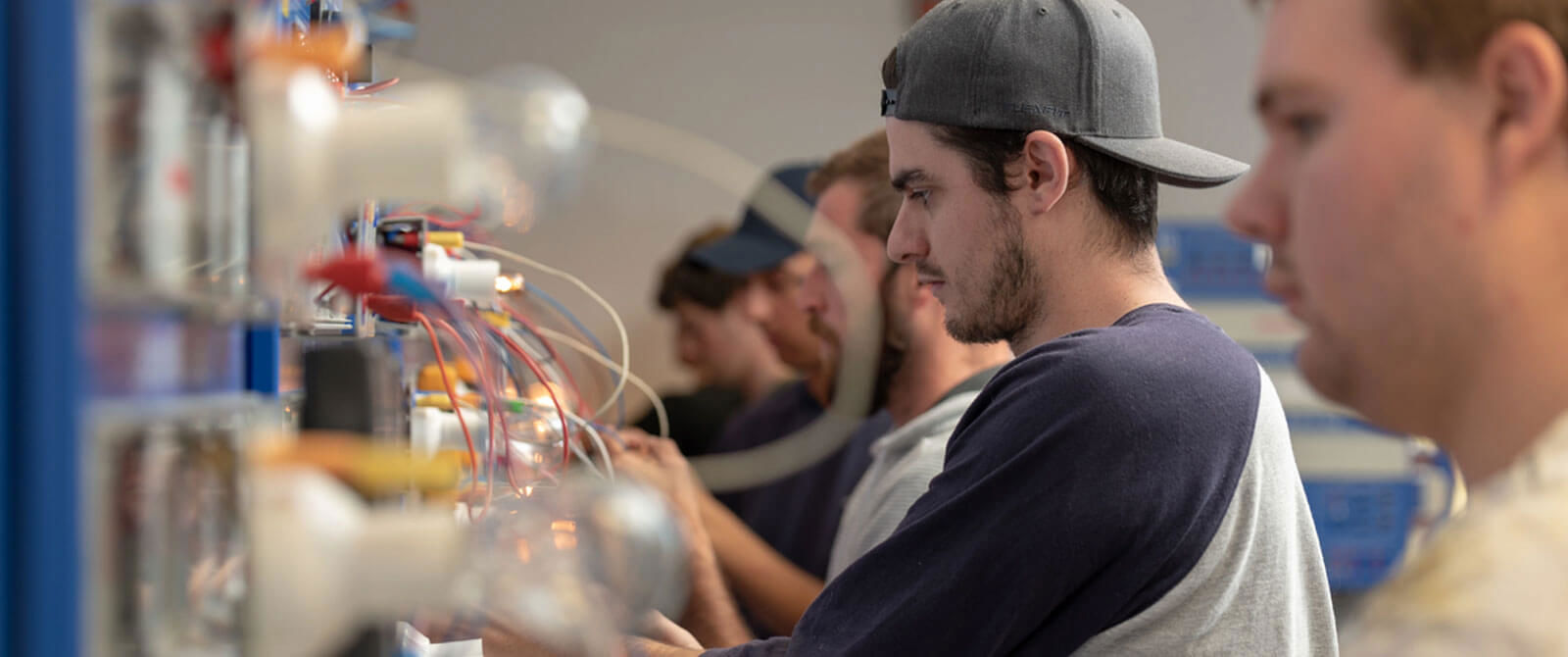 Apprentice learning how to wire