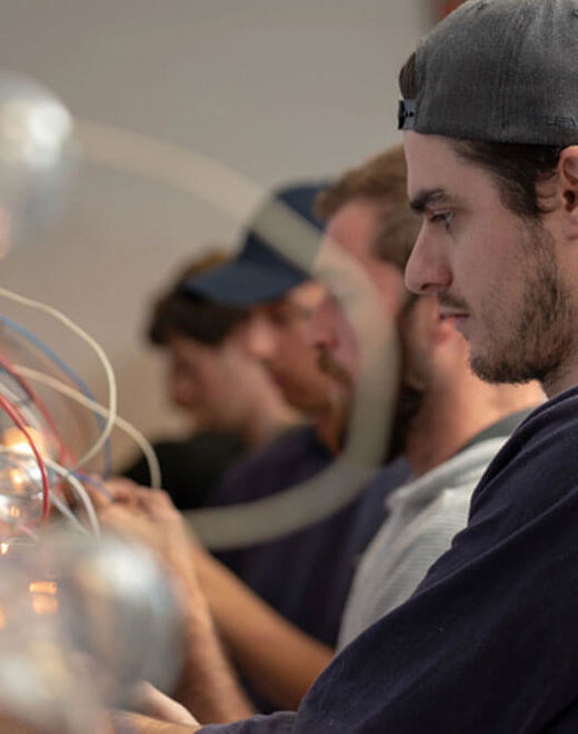 Apprentice learning how to wire