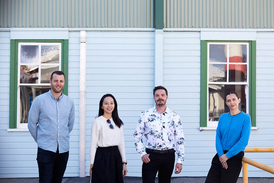 Lemonade team photo in Fremantle