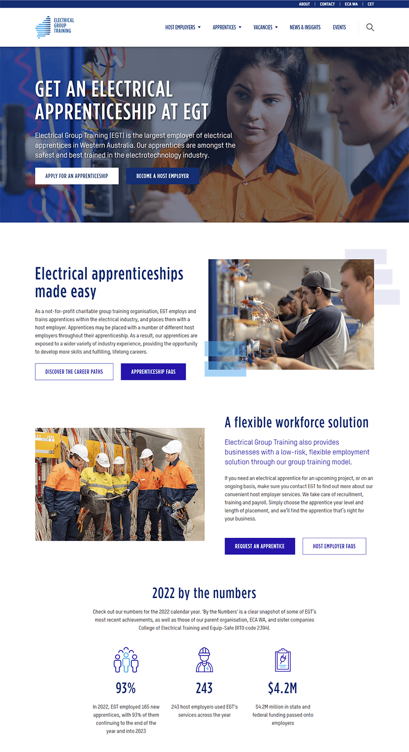 Electrical Group Training Homepage